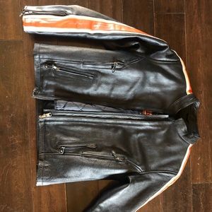 Hot leathers motorcycle jacket